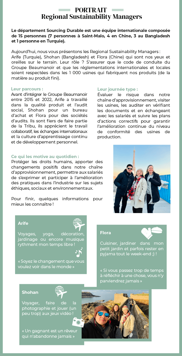 PORTRAIT Regional Sustainability Managers