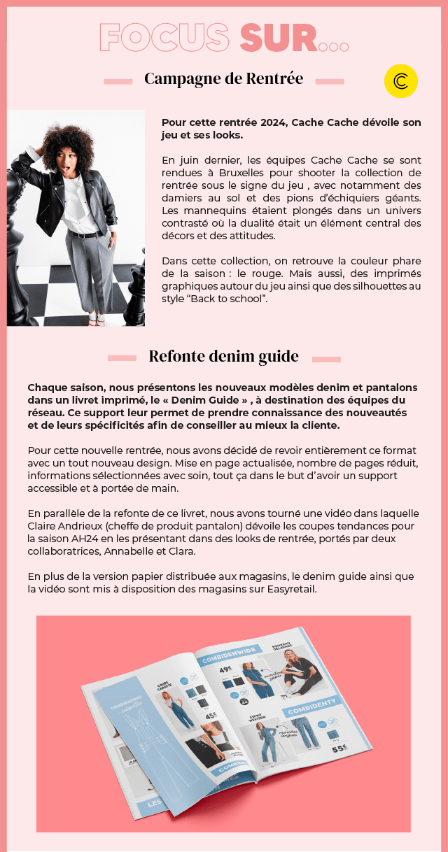 FOCUS SUR... Campagne de Rentrée