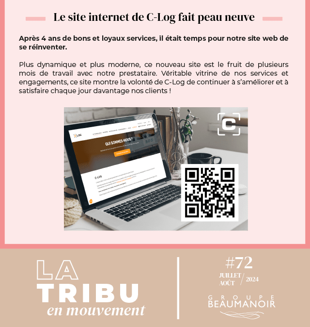 Le site internet de C-Log fait peau neuve