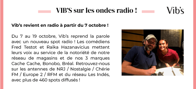 VIB'S sur les ondes radio !