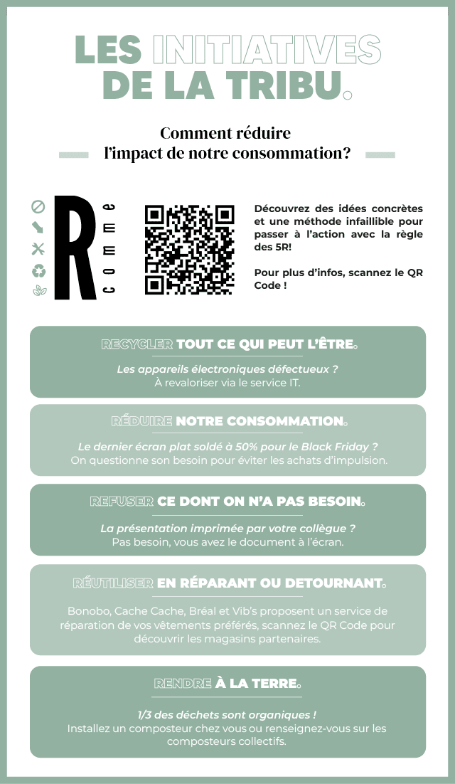 LES INITIATIVES DE LA TRIBU
