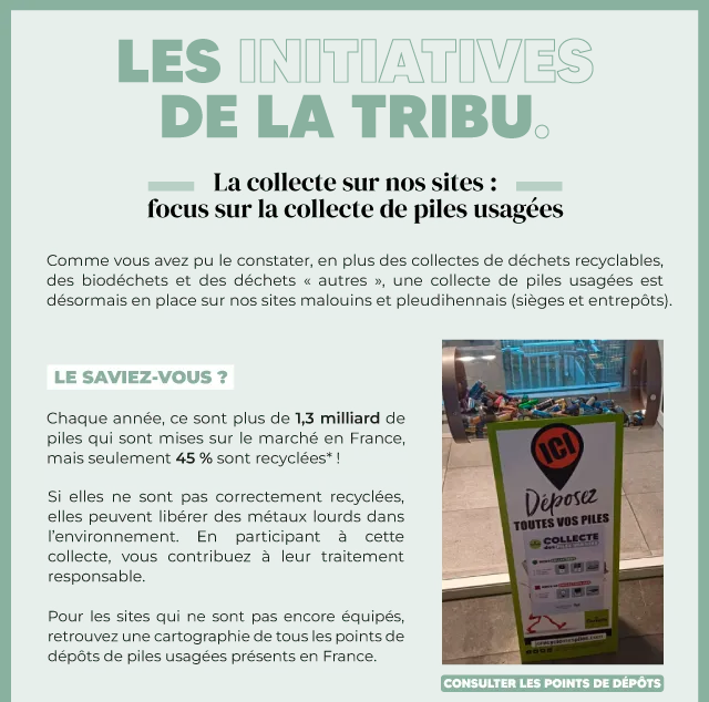 LES INITIATIVES DE LA TRIBU