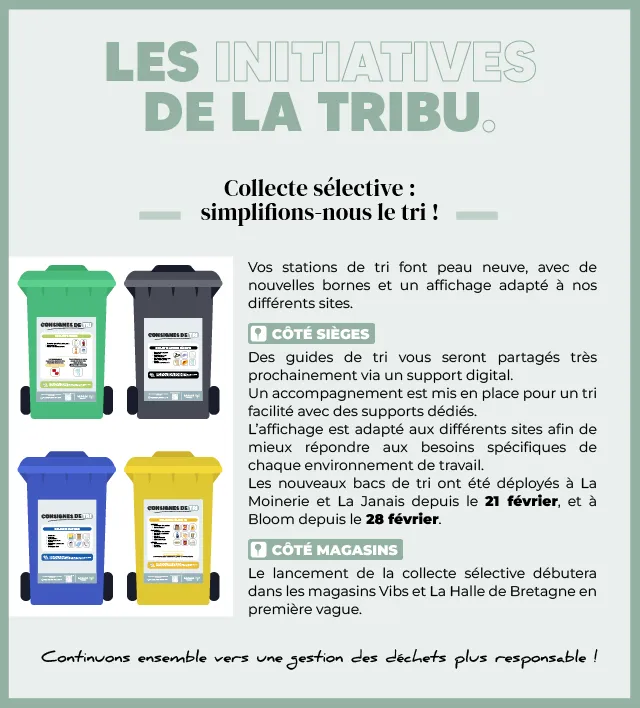 LES INITIATIVES DE LA TRIBU